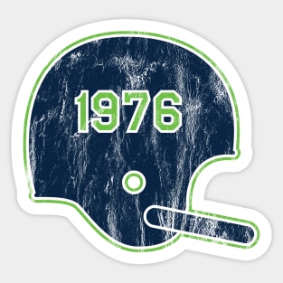 Seattle Seahawks Year Founded Vintage Helmet Sticker